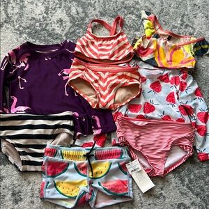 Colorful Kids' Swimwear Set